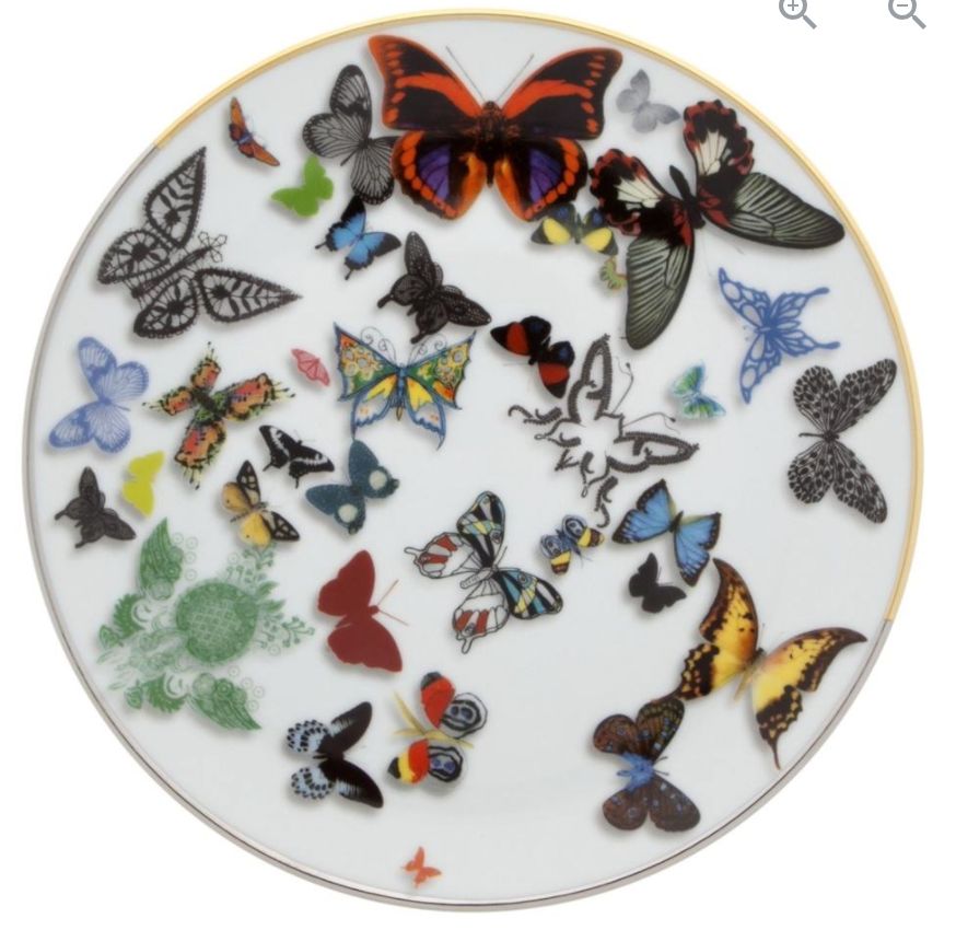 Butterfly Parade Dessert Plate