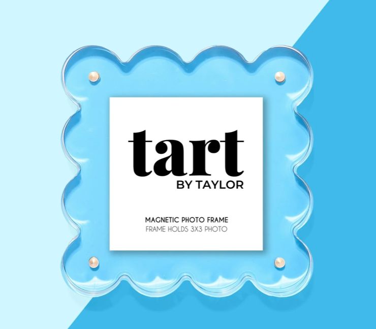 Neon Blue Mini Acrylic Frame