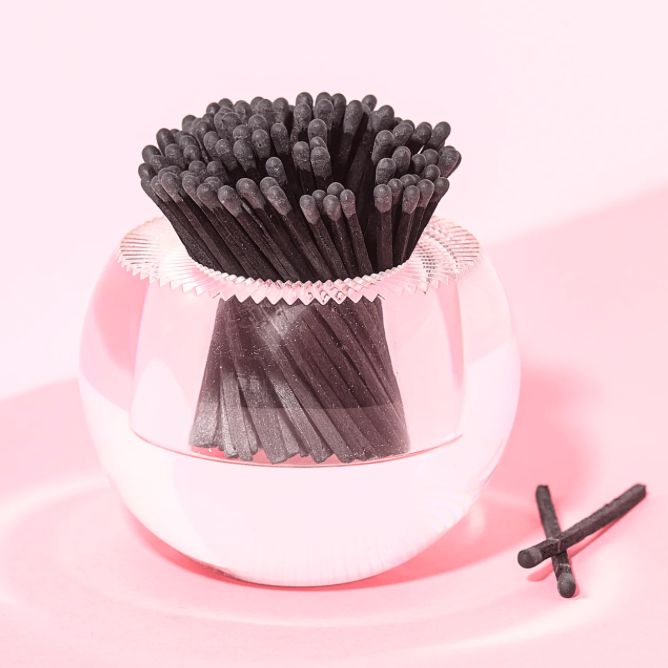 Match Striker w/ Black Matches