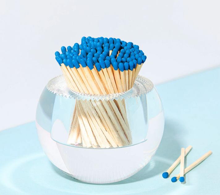 Match Striker w/  Royal Blue Matches