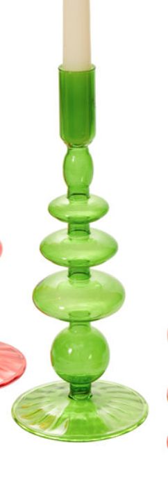 Green  Wizard Candle Stick 4x10.5