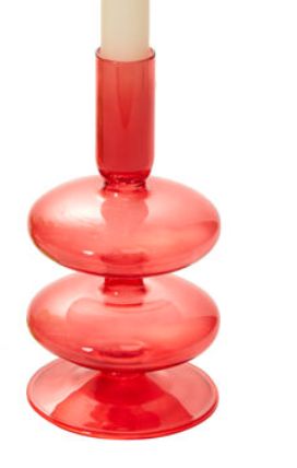 Red Wizard Candle Stick 3.5x6.75