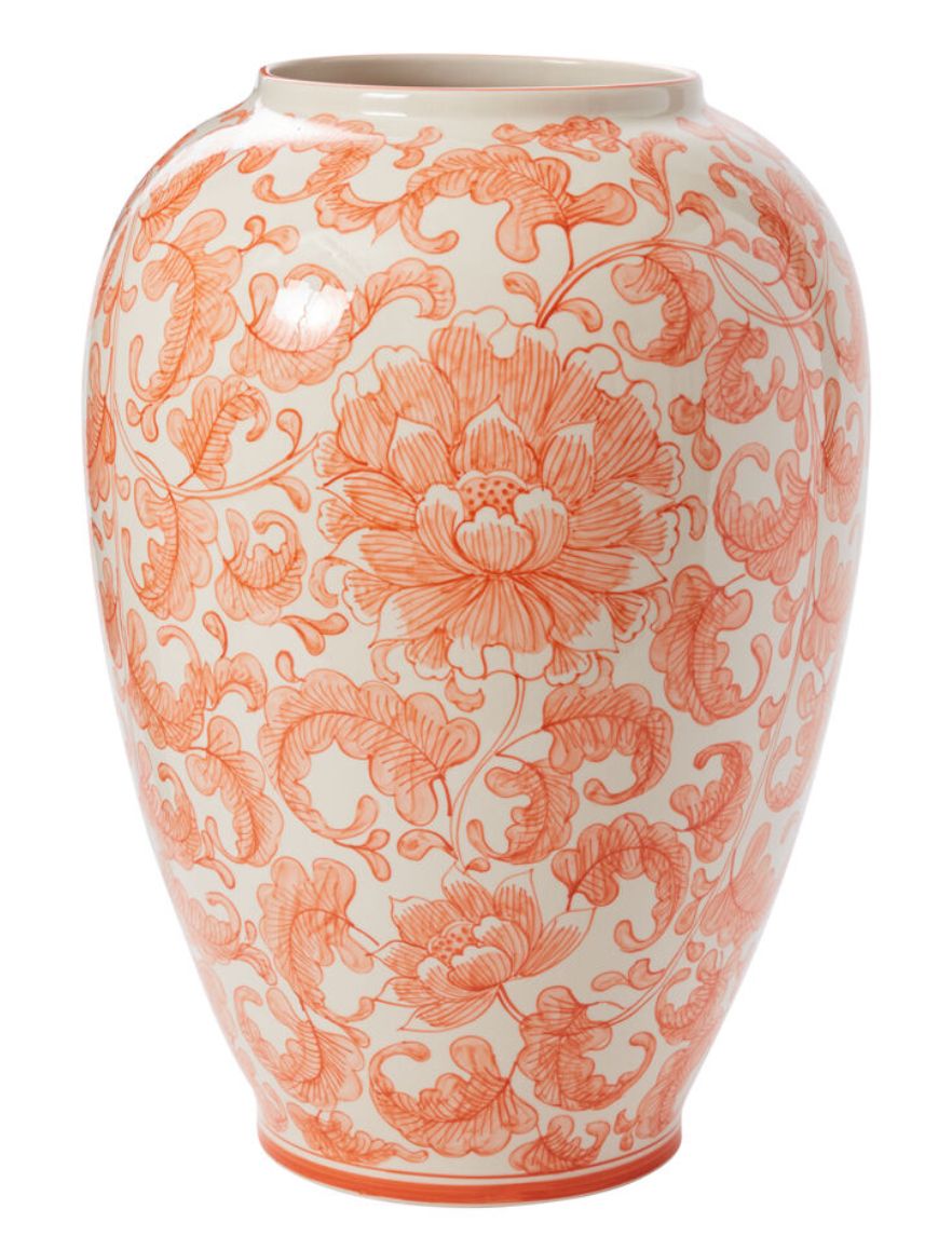 Elodie Vase Coral 18&quot;