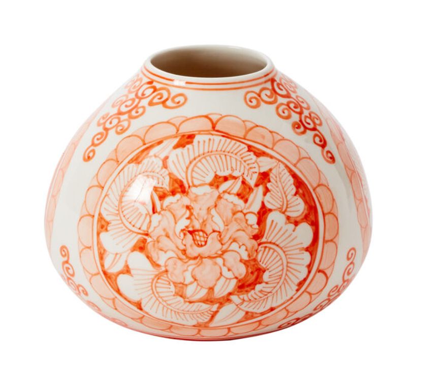 Eleanor Vase Coral