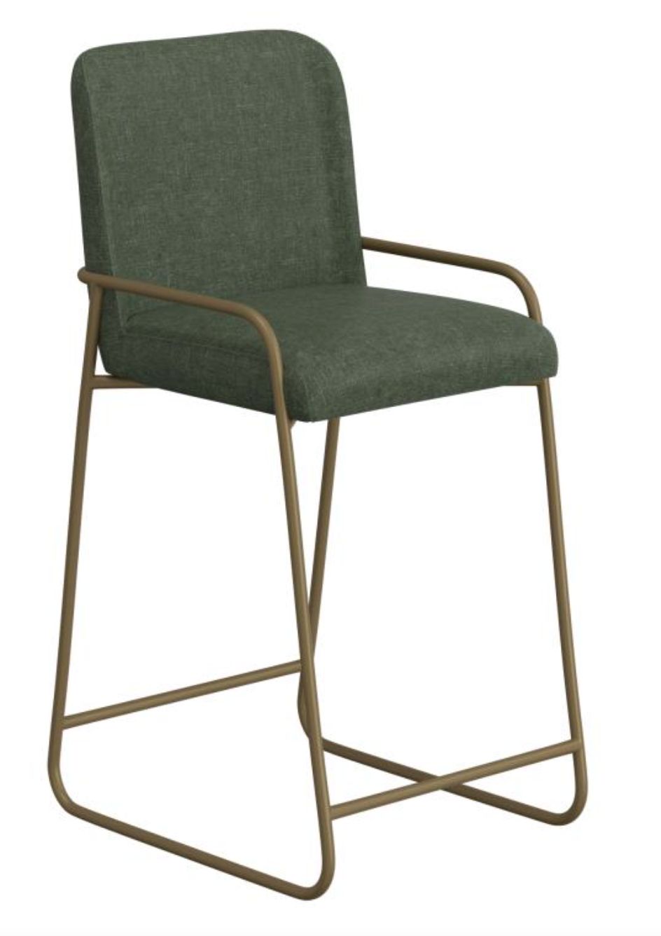 Olive Iron Bar Stool 30&quot;