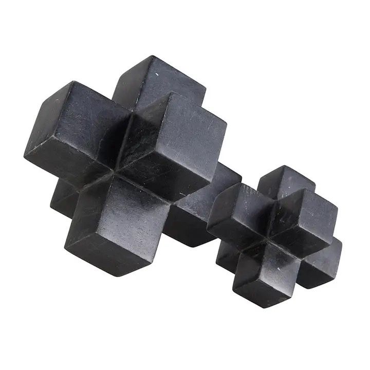 Black Marble Puzzle Jacks