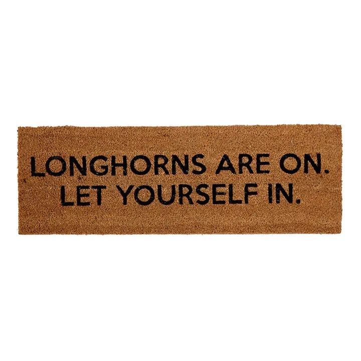 Door Mat Longhorns
