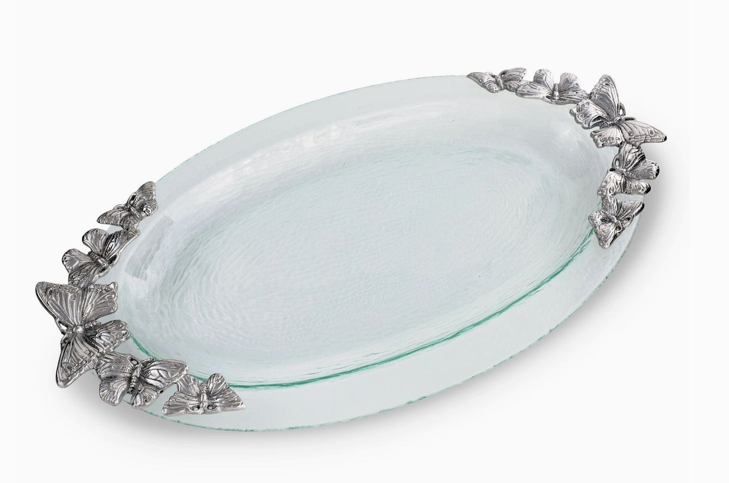 Butterfly Glass Platter