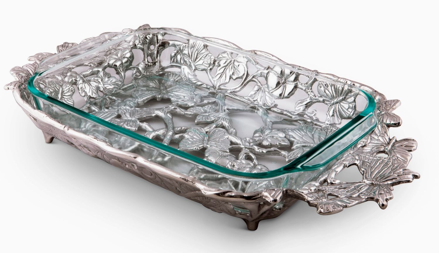 Butterfly Pyrex Holder 3qt