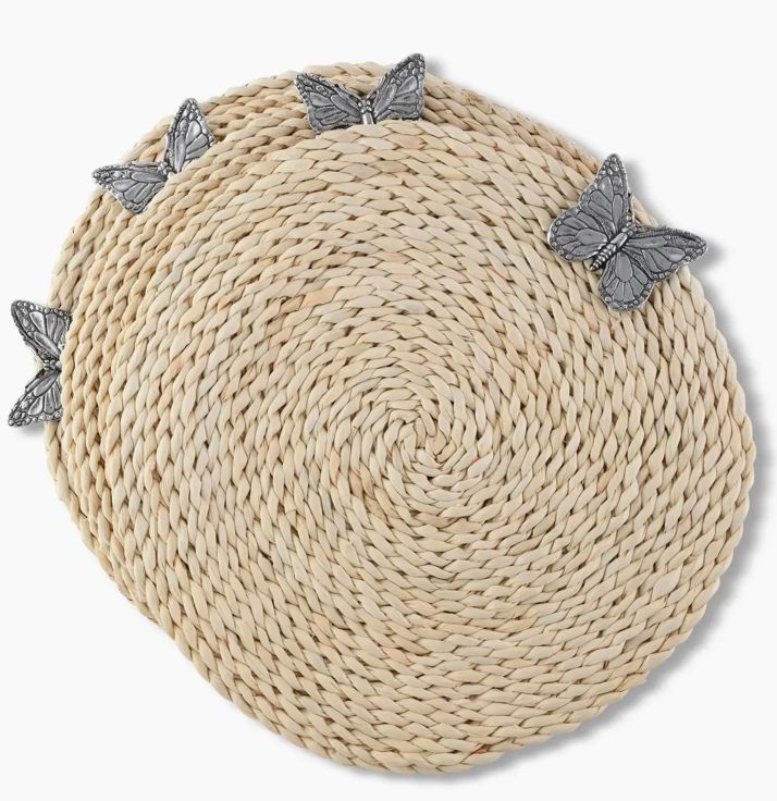 Butterfly Seagrass Placemats Set of 4