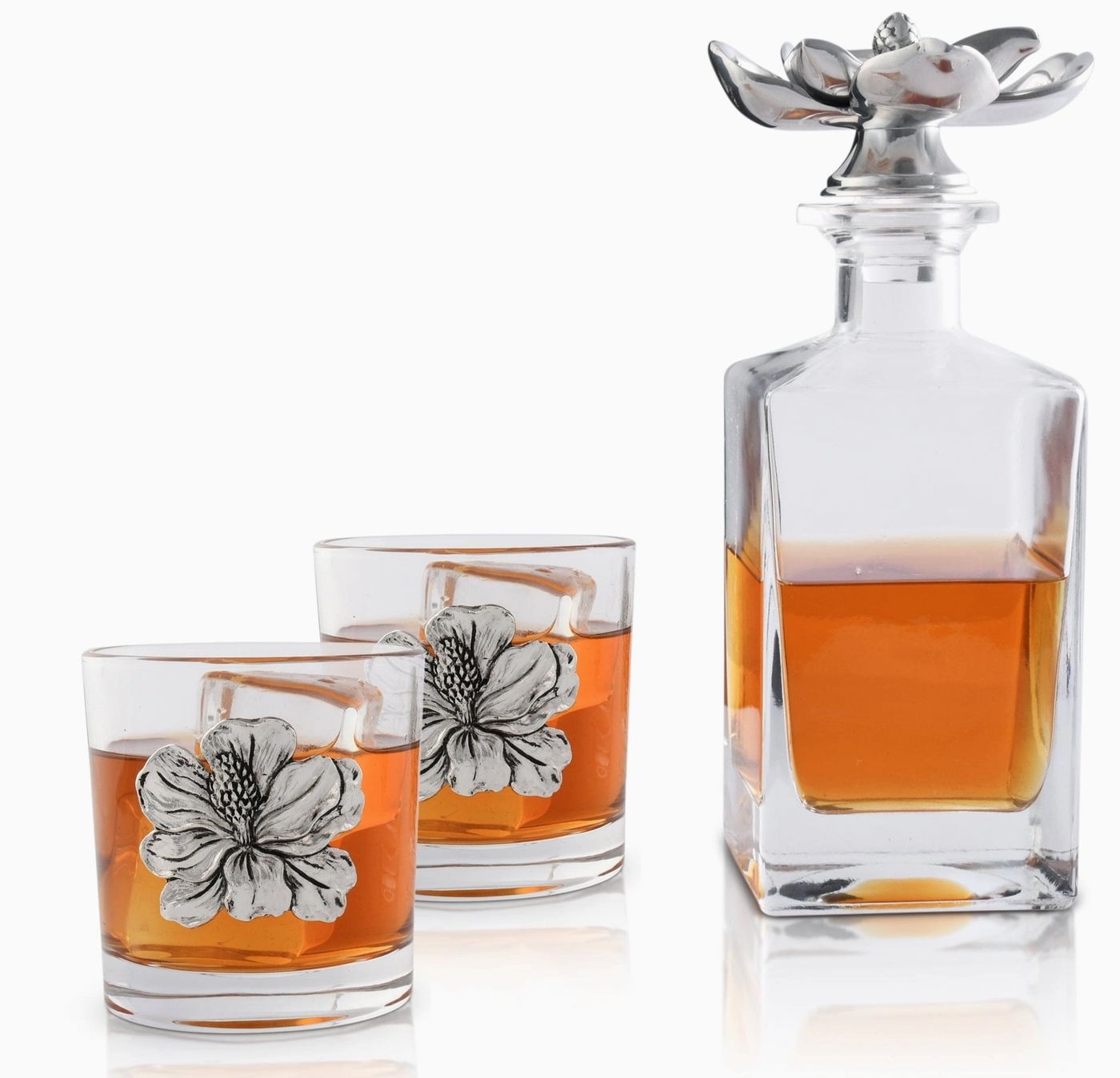 Magnolia Decanter Set with Glasses