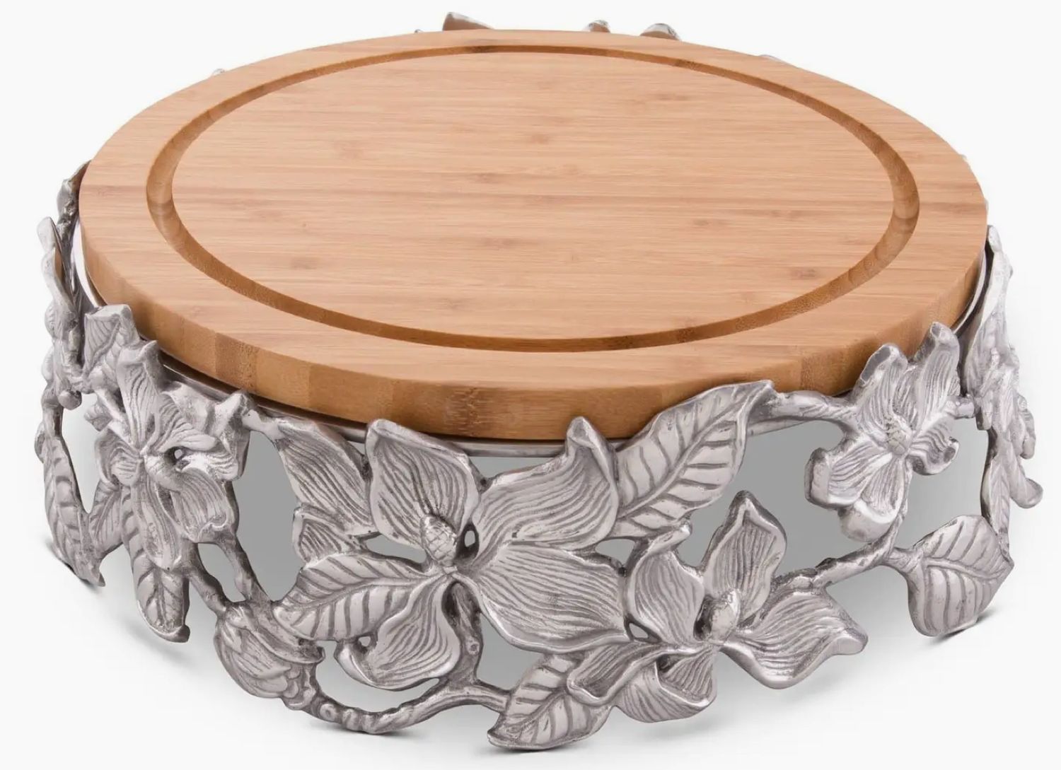 Magnolia Wood Cheese Pedestal