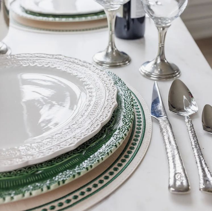 Green Palermo Perla Placemat Set of 4