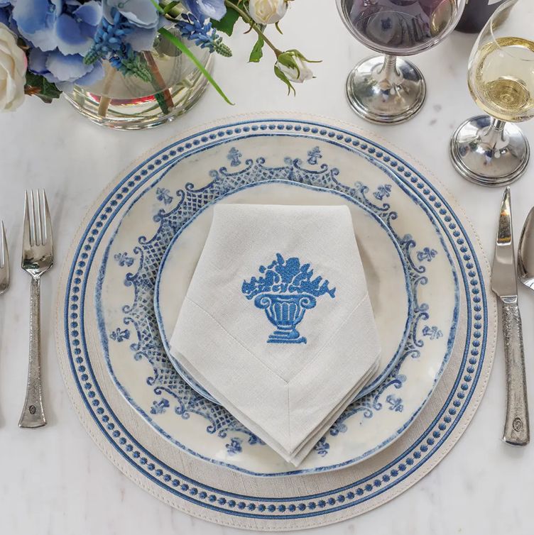 Blue Palermo Perla Placemat Set of 4