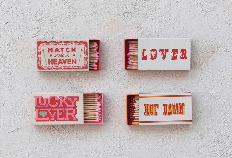 Safety Matches in Matchbox with Saying