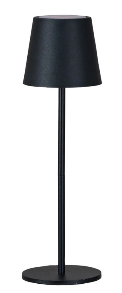 Metal LED Rechargeable Table Lamp w/ Touch Sensor