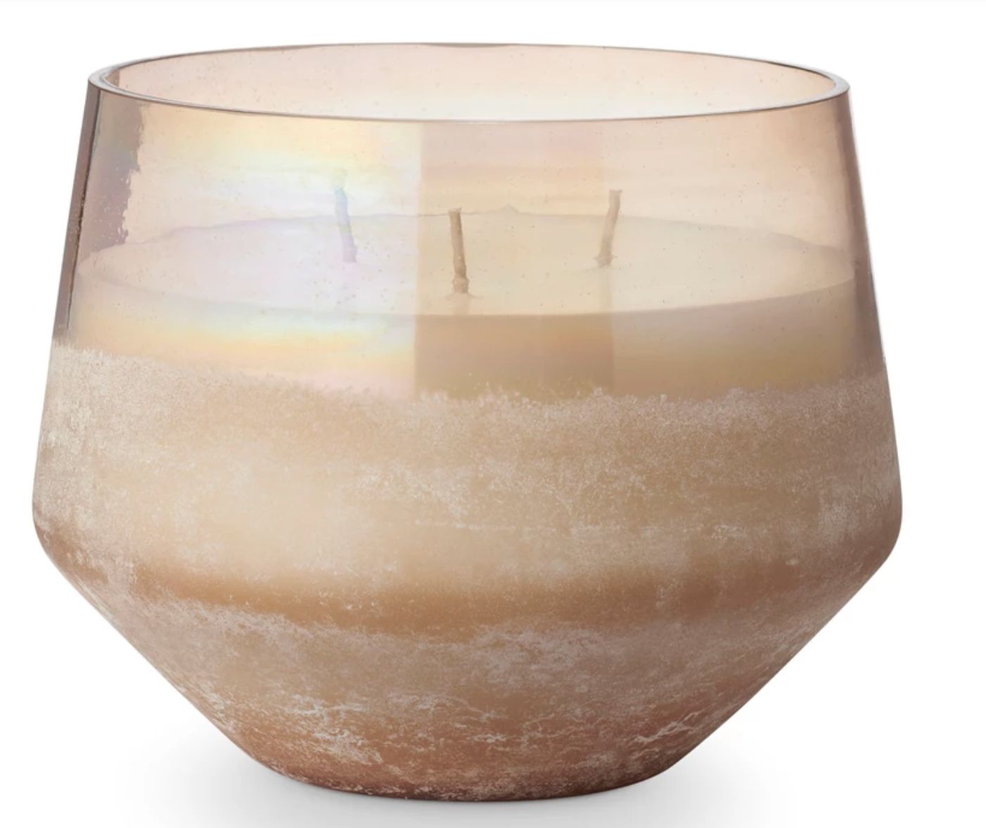 Large Coconut Milk Mango Glass Candle