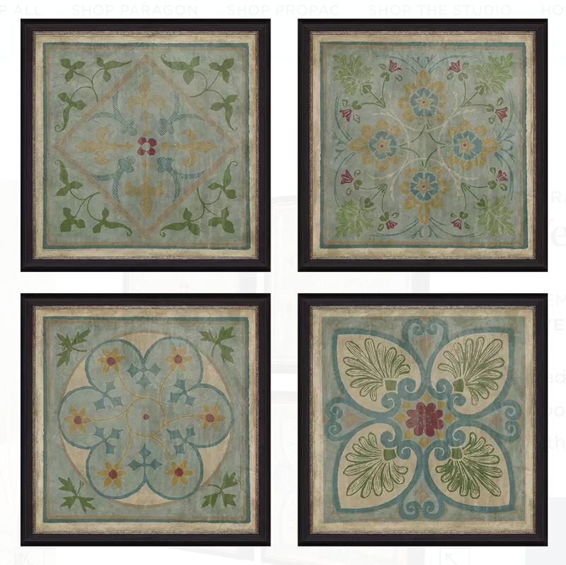 Verdigris Pattern S/4