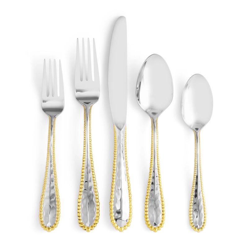 Molten Gold 5 Pc Place Setting