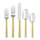 Wheat 5 Pc Flatware Set Gold