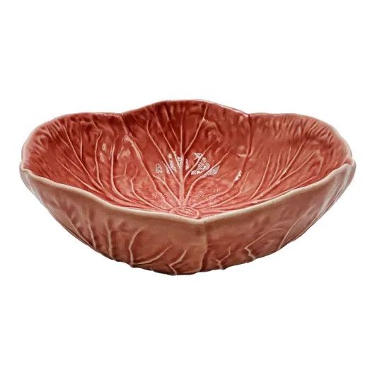 Pink Cabbage Cereal Bowl 7&quot;