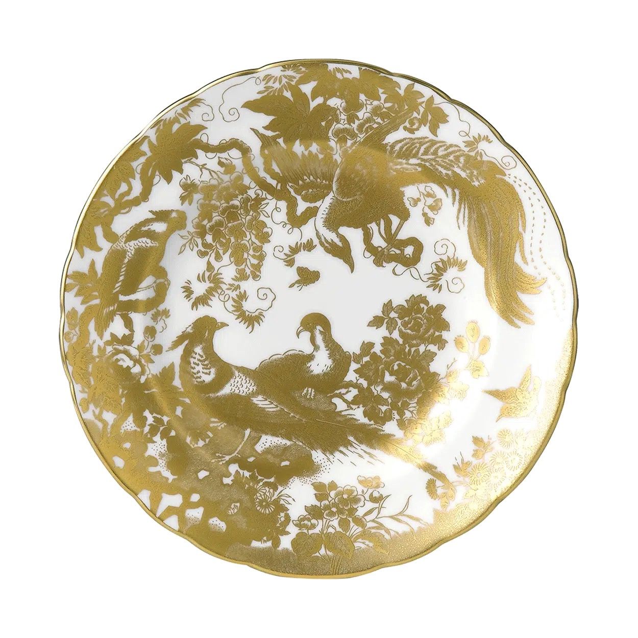Gold Aves Salad Plate 8&quot;