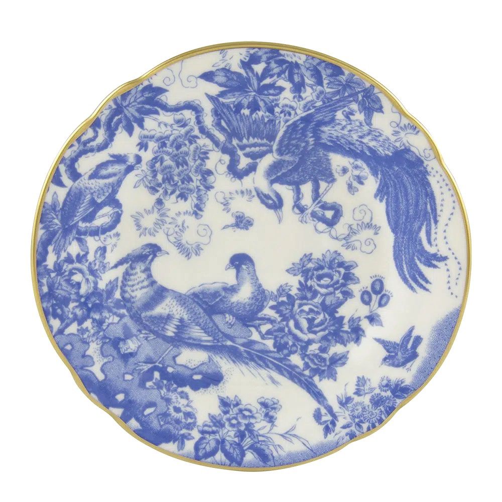 Blue Aves Tea Saucer