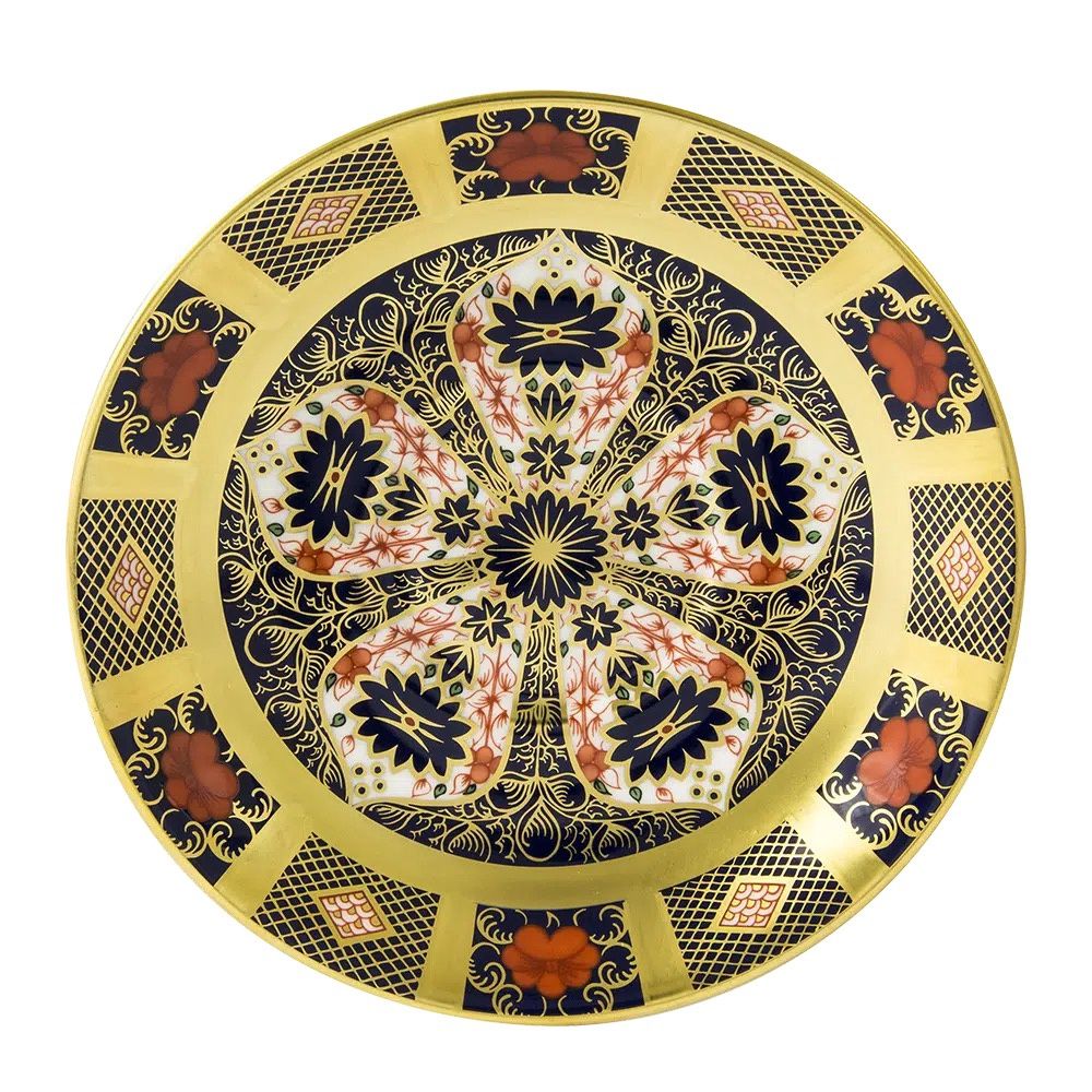 Imari Accent Midair Meadow Plate 8&quot;
