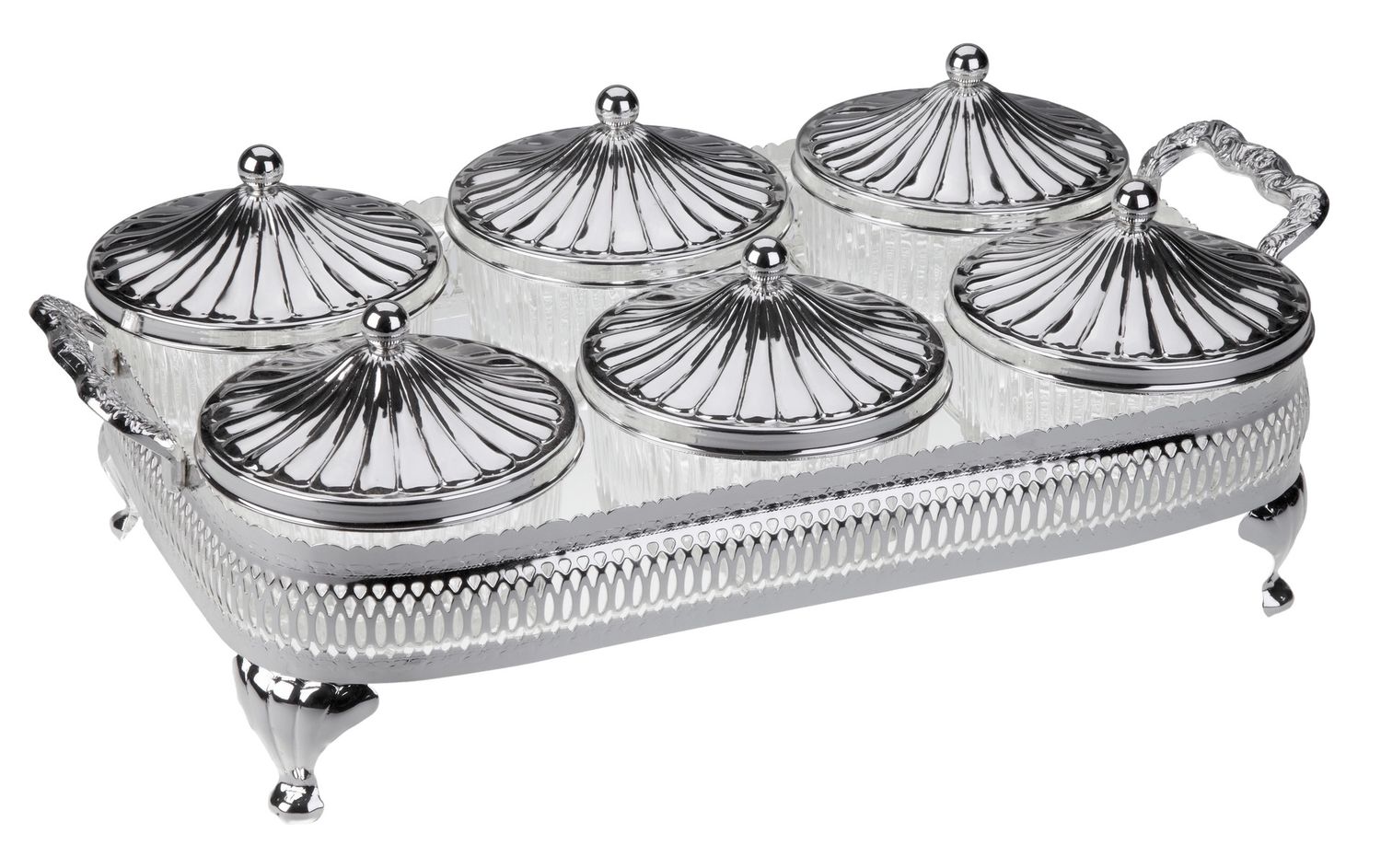 Queen Anne 4 Pc Round Party Set