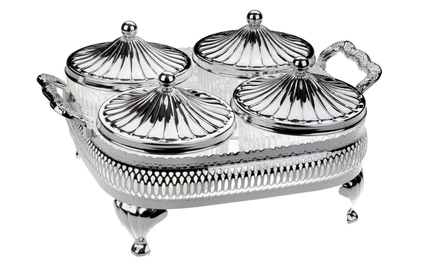 Queen Anne 4 Pc Party Set