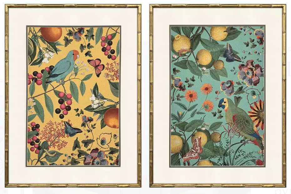 Floral Fruit Garden S/2