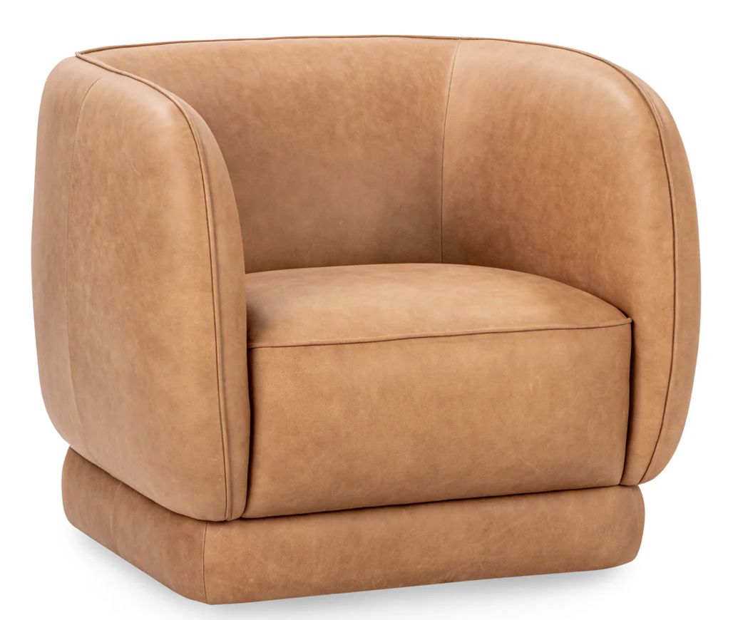 Rinner Leather Accent Chair