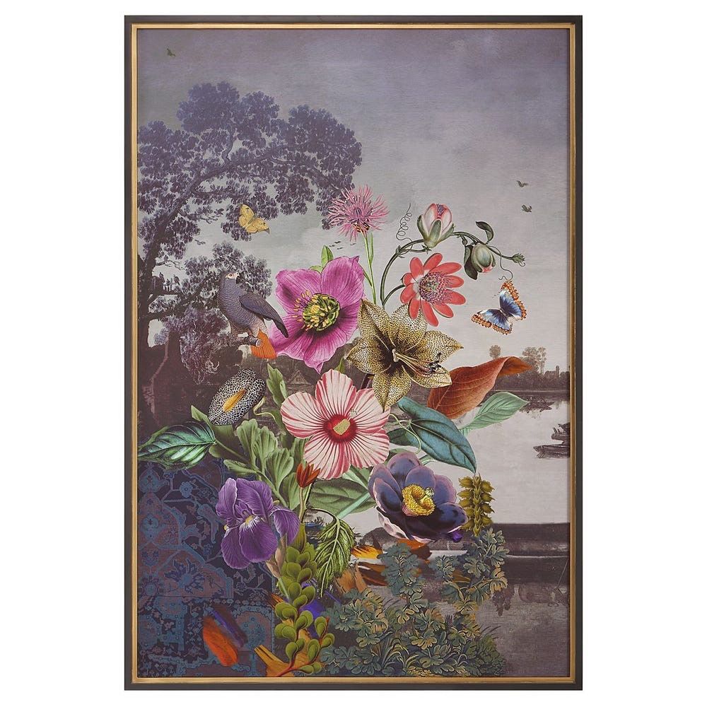 Garden Framed Print 50W X74