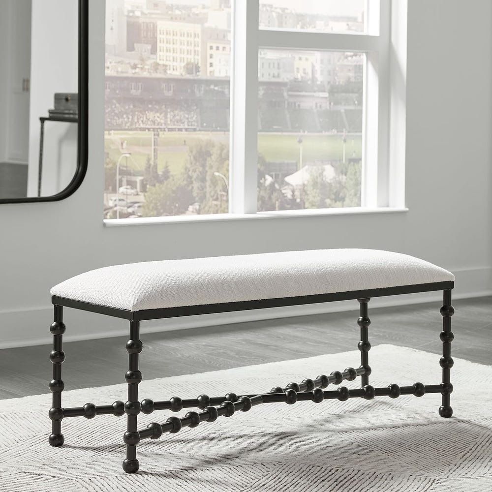 Iron Drop Bench Lg 48W X 21H X 16D