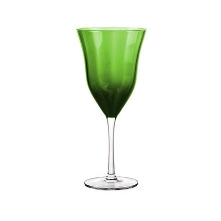 Meridian Green Goblet S/4