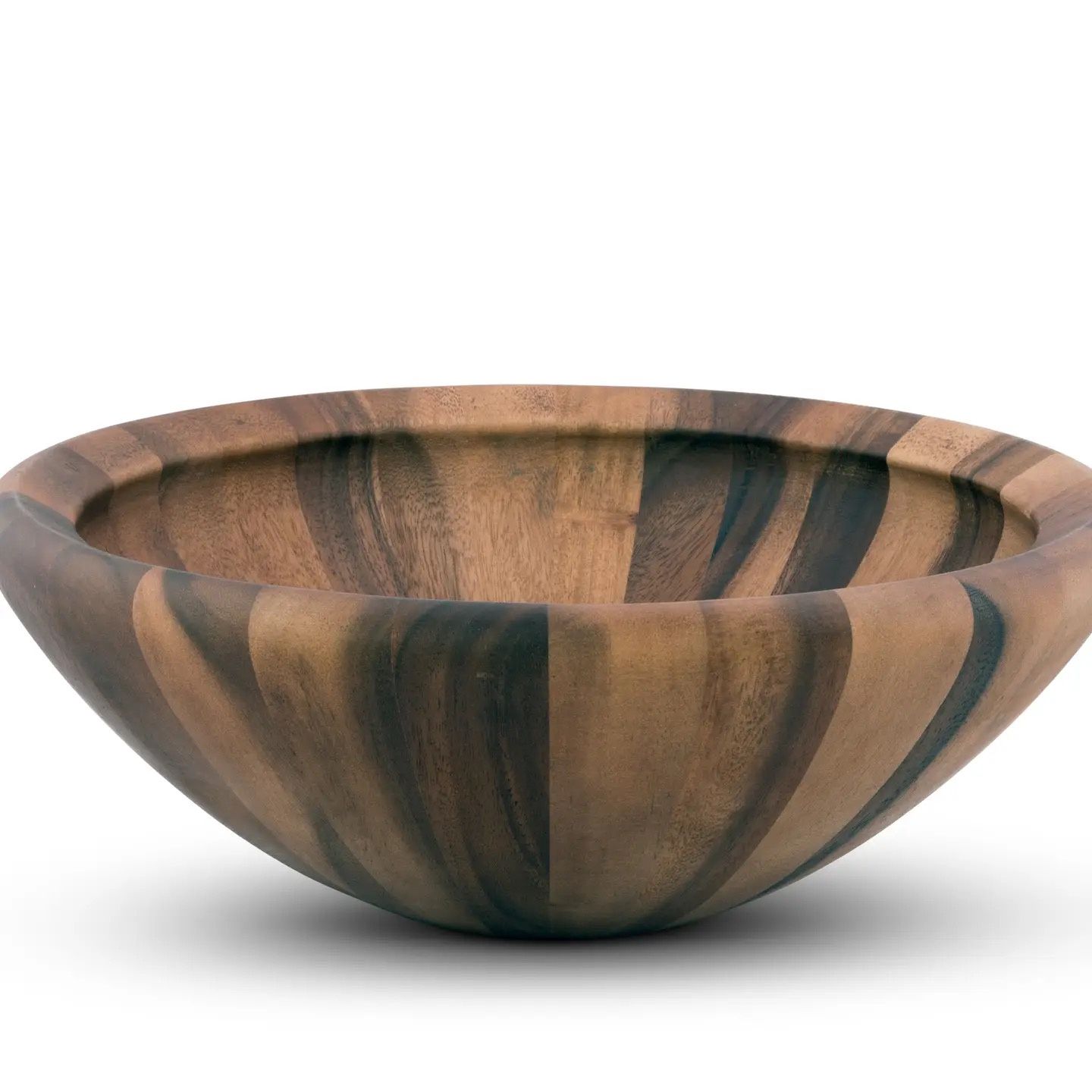 Salinas Style Wooden Acacia Salad Bowl