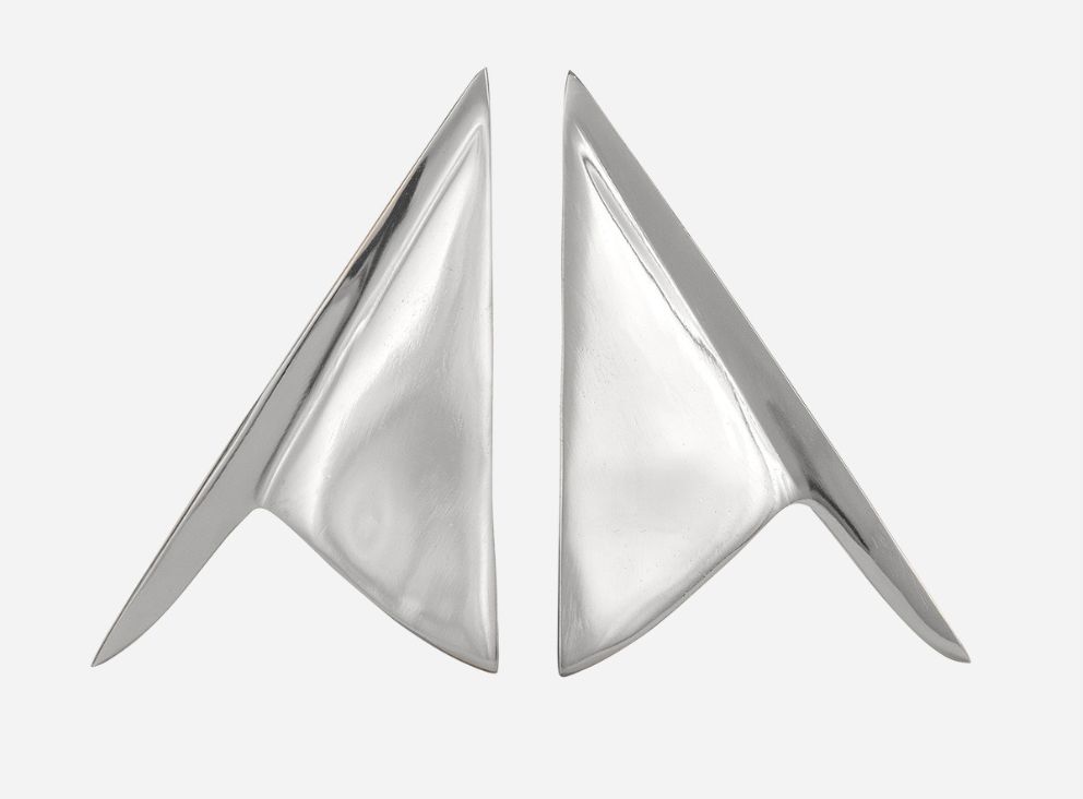 Linc Silver Bookends