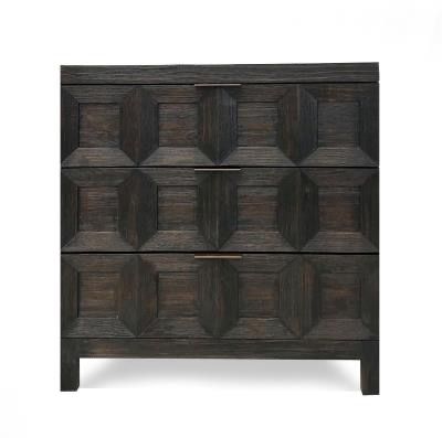 Balfour 3 Drawer Console Almond