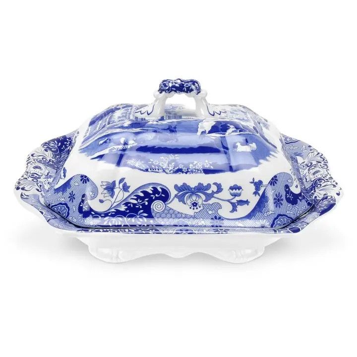 Spode Blue Italian Covered Dish
