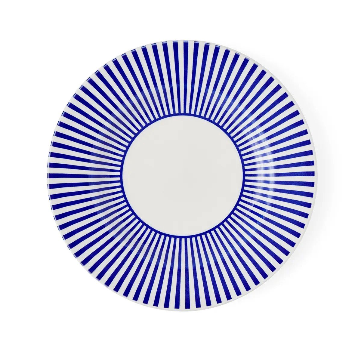 Blue Italian steccato Plate 8.75&quot;