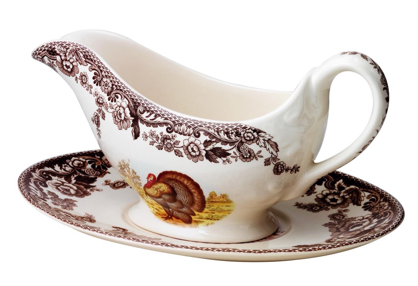 Woodland Boat &amp; Gravy Dish