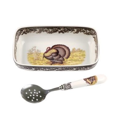 Woodland Cranberry Dish