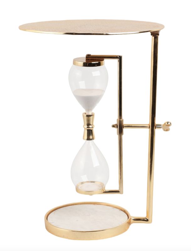 Gold Hourglass Tablee 23&quot;