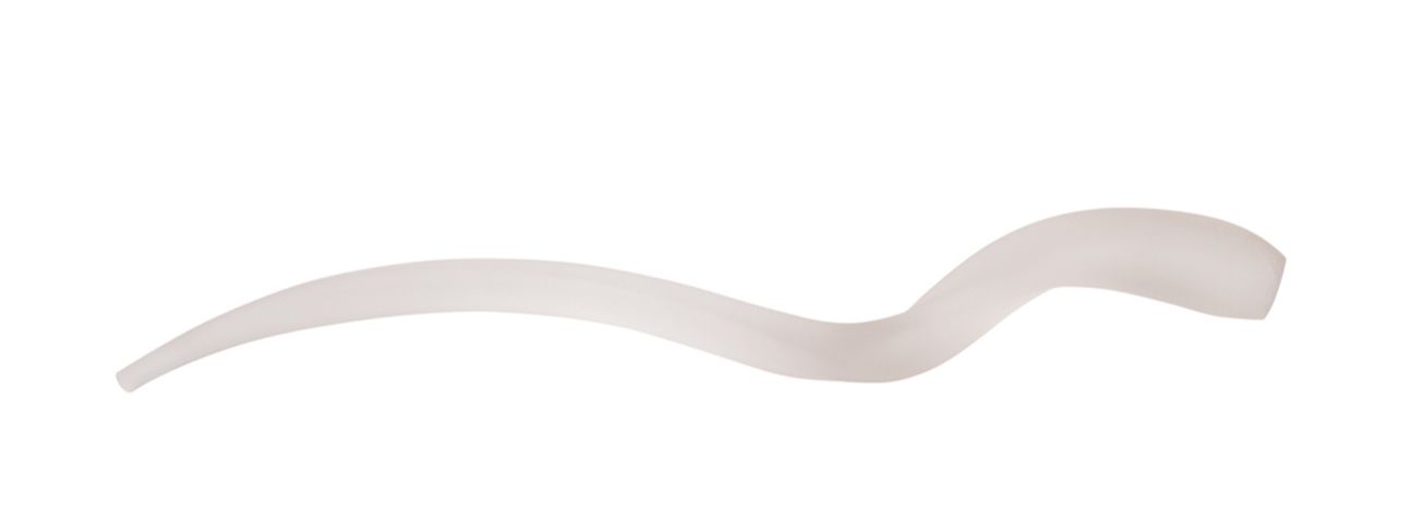 Large Antler Frosted Glass 24&quot;