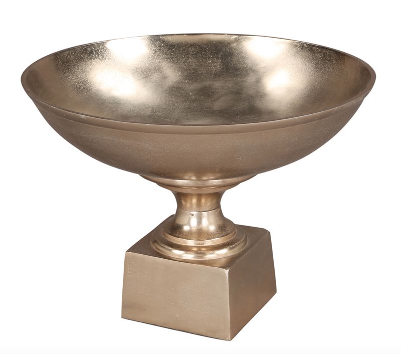 Gold Aluminum Bowl 20"