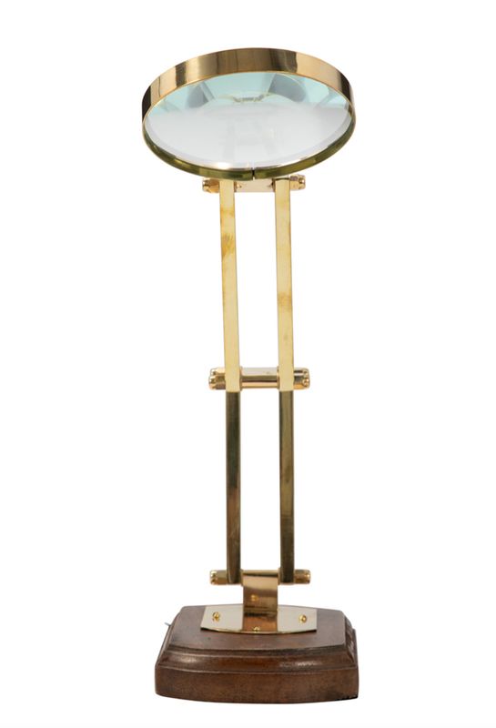 Kane Wood Base Magnifying Glass 16"