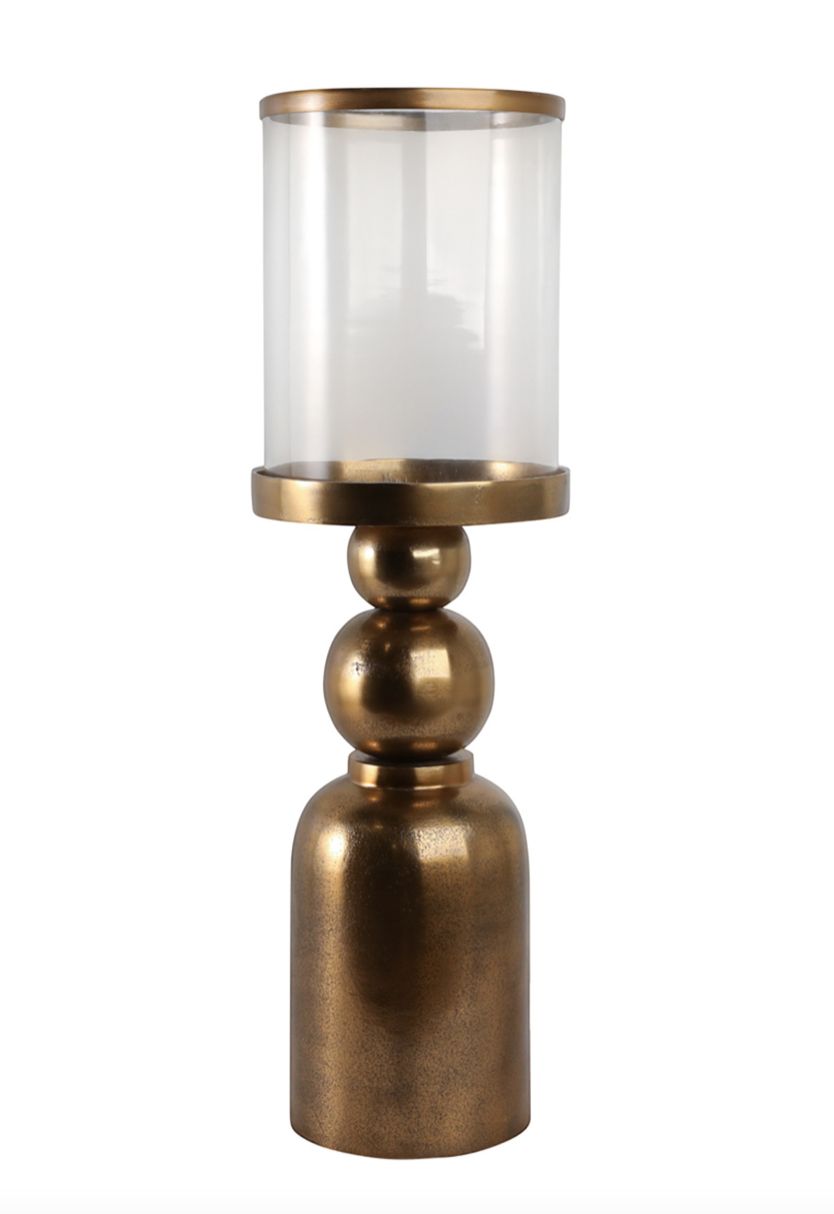 Glen Gold Small Candleholder