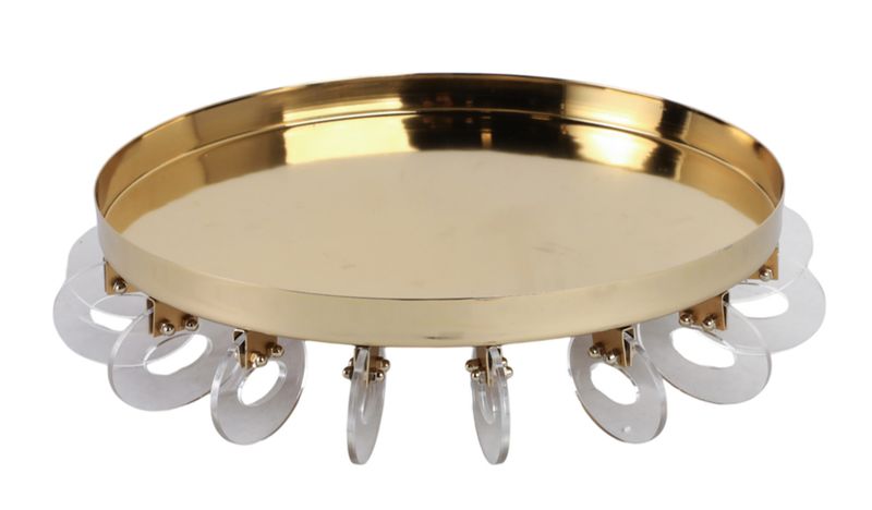 Sunderland Gold Bowl with Acrylic 16"