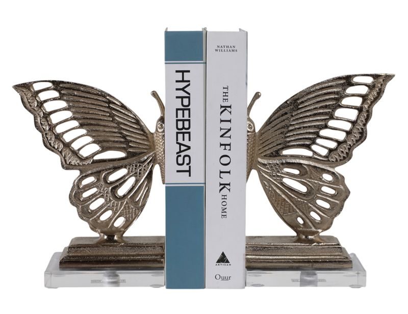 Butterfly Bookends Set of 2 13"