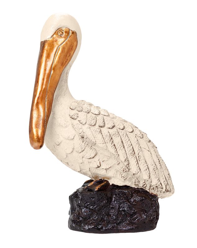 Sleeping Pelican Sculpture